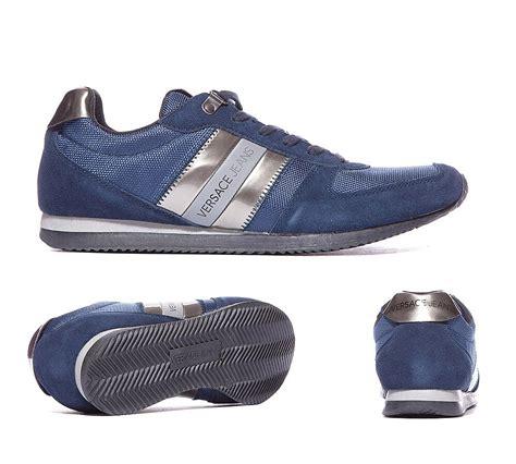 versace jeans metal tab linea trainer|Men's Shoes .